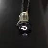 Directo de fábrica botón metálico de 12 mm interruptor de reinicio impermeable LED sin electrodos con luz IP65 productos genuinos inicio de computadora