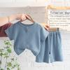 Traje de manga corta para niños y niñas de 1-2-3-4-5 años ropa de verano 2022 nueva ropa infantil tendencia