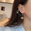 Pendientes de estrella nuevos transfronterizos de Europa y Estados Unidos, pendientes de constelación con borlas largas y diseño de nicho de moda simple para mujer, de moda