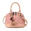 Bolso Trendy Retro de Concha Transfronterizo para Mujer 2026 Nuevo Bolso de Hombro Versátil Bolso Cruzado de Moda a Cuadros