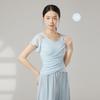 Verão Fino Roupas Clássicas de Dança Tops Dança Manga Curta Roupas de Prática de Dança Dança Chinesa Dança Moderna