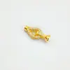 Nueva Hebilla de Collar Exquisita Hebilla de Herradura Totalmente Diamantada Hebilla de Perla DIY Hebilla de Cadena para Suéter Hebilla de Pulsera Chapada en Cobre Oro de 18K