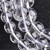 Fornecimento Direto da Fábrica de Pulseiras de Contas Naturais Redondas Soltas, Pulseiras e Colares Semi-Acabados de Cristal Branco de Algodão Fino para DIY