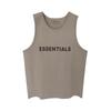 Esenciales Hhh Marca de Moda Americana de Alta Calle Letras en el Pecho Camiseta Casual Suelta Niebla Chaleco Camiseta Básica para Hombre