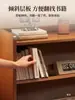 Estante de Livros em V para Casa Rack de Armazenamento Organizador de Mesa Prateleira de Chão Integrada Armário de Canto Montado na Parede para Sala de Estar Atrás da Porta