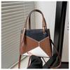 Nova Bolsa Mini Geométrica Xi Mengyao 2025 Design de Nicho Portátil Costura Romboidal Ombro Único Transversal Bolsa Feminina