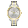 ORSGA Reloj de Moda para Hombre de Negocios Fuente de Fábrica Calendario en Vivo Luminoso Comercio Exterior Simple Cuarzo Dorado Reloj para Hombre