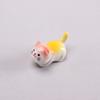 Suporte para Hashi Gato Lúcido Suporte para Hashi Gato Suporte para Caneta Gatinho Fofo Cerâmica Pequenos Enfeites Jardinagem Flor em Vaso Enfeites de Animal de Estimação