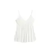 Camisola casual minimalista sin espalda para mujer, colección primavera y verano, corte holgado y relajado, efecto adelgazante, perfecta como capa interior o top básico