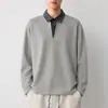 Sudadera Momeike para Hombre de Alta Inteligencia para Viajes Dos en Uno, Nueva Sudadera a Cuadros con Cuello para Hombre Estilo Otoño 2026 55938