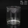 Taza de Vela Transparente Portavelas Redondo de Vidrio Fondo Engrosado Adornos de Dormitorio Recipiente para Velas casero DIY Crema de Aromaterapia Taza Vacía