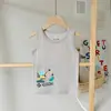 Chaleco para Niños 2026 Verano Nuevo Malla Transpirable Estampado para Niños Pequeños y Bebés, Chaleco Básico de Tirantes