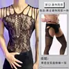 Lingerie Sexy com Buracos Grandes de Rede, Não Precisa Tirar, Meias-Calças Inteiras Vazadas Transparentes, Tentação Sexy de Rede Fishnet Dropshipping