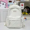 Mochila de estilo nicho con patrón de diamantes para mujer, alto valor estético, gran capacidad, mochila escolar ligera para estudiantes, mochila casual y simple