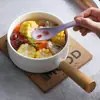 Cuchara de Sopa de Paja de Trigo Cuchara Pequeña Creativa Linda Cuchara para Comer para Niños Cuchara de Sopa para el Hogar Cuchara Se Puede Imprimir Logo