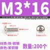 Tornillos de Cabeza Plana Cruzada Niquelados Tm con Cabeza Pan Grande y Cabeza Paraguas M2 M2.5 M3 M4 M5 M6 M8 Sujetadores, Calidad Grado a