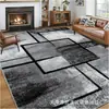 Alfombra de Sala de Estar es Lavable, Resistente a Manchas, Fácil de Mantener y Puede Usarse como Alfombra de Área Grande para Sofá y Mesa de Café, Alfombra Sencilla de Terciopelo de Cristal