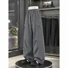 Pantalones de Esquí Impermeables con Forro de Terciopelo para Otoño e Invierno para Hombre, Marca de Moda, Pantalones Cargo Rectos Holgados para Exteriores, Pantalones Casuales Gruesos