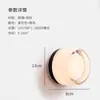 Lámpara de pared minimalista para pasillo, recibidor, mesita de noche, lámpara de pared circular, lámpara de pared de diseño para pasillo, escalera, dormitorio, decoración de patio