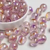 Dingyi K12 Angélica Arena Dorada Luna Fría Chapado Resina Perlas con Agujero Perlas Sueltas Hecho a Mano DIY Cadena para Teléfono Móvil Accesorios para Pulsera