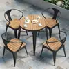 Juego de muebles de exterior para jardines de villas, patios al aire libre, balcones, patios traseros, cafeterías y salones de té de ocio