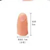 Anillo para Dedo Protésico Funda para Dedo Índice Dedo Medio Guantes de Silicona Dedo Discapacitado Artículo Predeterminado Peluca
