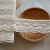 4 encaje de bordado de hilo de algodón blanco cremoso ancho cortina mantel de sofá materiales de costura accesorios de ropa