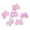 Color de vidrio lirio del valle mariposa oso accesorios perforados diy joyería hecha a mano pulsera cuentas decorativas material al por mayor
