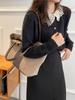 Bolso retro de gran capacidad para otoño e invierno 2023 nuevo bolso de mujer popular estilo occidental bandolera versátil bolso de viaje bolso tote