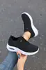 Nuevos Zapatos Deportivos de Running de Moda para Mujer, Estilo Coreano, Tallas Grandes, Zapatos Deportivos, Zapatos Casuales, Zapatos Casuales para Mujer, Parte Superior de Malla Fly-Knit, Transfronterizo