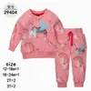 Sudadera de Otoño Nueva de Cuello Redondo Transfronteriza Material Ropa para Bebés y Niños Traje de Dos Piezas Traje Deportivo Casual [Mayoreo]