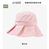 Jiu Ce Sombrero de Pescador Transpirable y Ligero con Protección Solar para Mujer, Nuevo Estilo Coreano de Verano, Color Sólido Casual para Senderismo al Aire Libre, Moderno