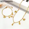Conjunto de Colar e Pulseira Borboleta Zircônia de Luxo Leve da Moda, Joias de Alta Qualidade em Aço Titânio Banhado a Ouro para Mulheres, Corrente de Clavícula Versátil