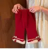 Conjunto de Ropa de Año Nuevo para Niñas Timo 2026 Nochevieja Niña Pequeña Bebé Chaleco Conjunto de Dos Piezas Estilo Chino
