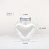 Nueva Taza Creativa para Pareja de Té con Leche Botella Corazón 300ml Botella de Plástico PET Botella para Bebidas de Grado Alimenticio Botella