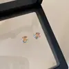 Clip Magnético de Oreja Indoloro Clip de Oreja Huazi de Colores Zircón Clavo de Hueso de Oreja Agujeros de Oreja Pendientes Pendientes de Clip de Oreja Brillantes