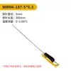 Sonda de alta temperatura termopar tipo K blindada de mano, instrumento de medición de temperatura tipo contacto de 1000 grados, sonda de agua de aluminio, WRNK187