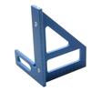 Regla Triángulo Multifuncional Regla para Carpintería Regla Métrica-Pulgada Aleación de Aluminio 45 Grados 90 Grados Regla para Carpintería