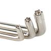 Chave Allen de Aço Carbono Niquelado, Chave de Fenda Hexagonal Interna em Forma de Cruz com Furo T10T15T20T25T30T40T5