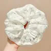 Goma para el pelo extragrande de estilo coreano de alta resistencia, coletero estilo perezoso para niñas, banda elástica para el pelo de alta gama