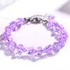 Nova Pulseira Borboleta Flash Design Nicho Estilo Coreano Ins Pulseira Feminina Distintiva Fresca Joias de Cristal de Imitação de Vidro