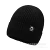 Gorro de Invierno para Hombre, Gorro Tejido con Forro de Felpa, Engrosado para Calidez, Gorro de Lana, Gorro de Algodón, Gorro de Invierno Cortavientos Frío para Mujer