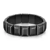 Pulseira de Pedra Natural 8mm Proteção Tripla Olho de Tigre Obsidiana Ímã Contas Unissex Estilo Quente de Venda Transfronteiriça