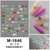 Pegatinas 5D en Relieve para Uñas Año Nuevo 2024 Dragón Chino Tótem Danza del León Fortuna Mahjong Calcomanías Adhesivas para Uñas