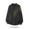 2026 HT26432 alargada blanca talla grande cuello alto manga larga camiseta M-5X HT26910-Especial P18
