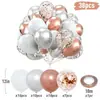 Set de Globos de Látex Transfronterizo de 12 pulgadas Globos Redondos con Lentejuelas Fiesta Niña Día de San Valentín Boda Globos para Fiesta
