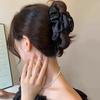Pinza de Pinza de Burbuja Nube de Tela Plisada Flash para Cabello de Mujer Otoño e Invierno Pinza de Tiburón Grande Accesorios para el Cabello
