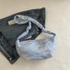 2024 Tela de Nailon Nueva Moda Rayado Colorido Estilo Occidental Commuter Fresco Axila Texturizada Hombro Cruzado Axila Bolso Grande