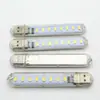 Luz nocturna USB Luz LED Fuente de alimentación móvil para computadora Luz de dormitorio Luz portátil Luz de doble cara Luz blanca cálida brillante