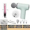 Pistola de masaje mini cabezal vibrador modificado palo de masaje de silicona masajeador eléctrico productos para adultos juguetes sexuales para mujeres